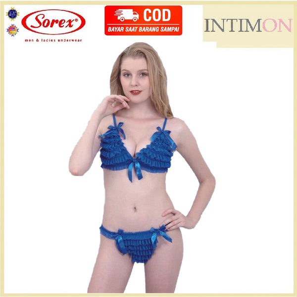 LINGERIE SOREX BRA SET SN 2022 INTIMON UNDERWEAR WOMEN'S SEXY TRANSPARENT SLEEPING G-STRING