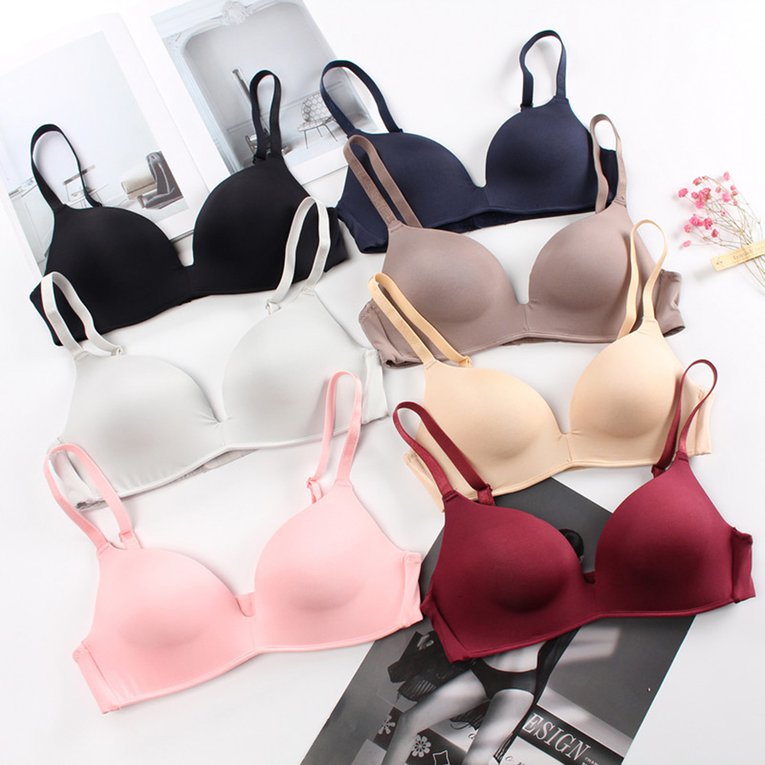 Lightweight One-piece Women Bra Soft Thin Section Underwear Comfortable No Wire-Rim Female