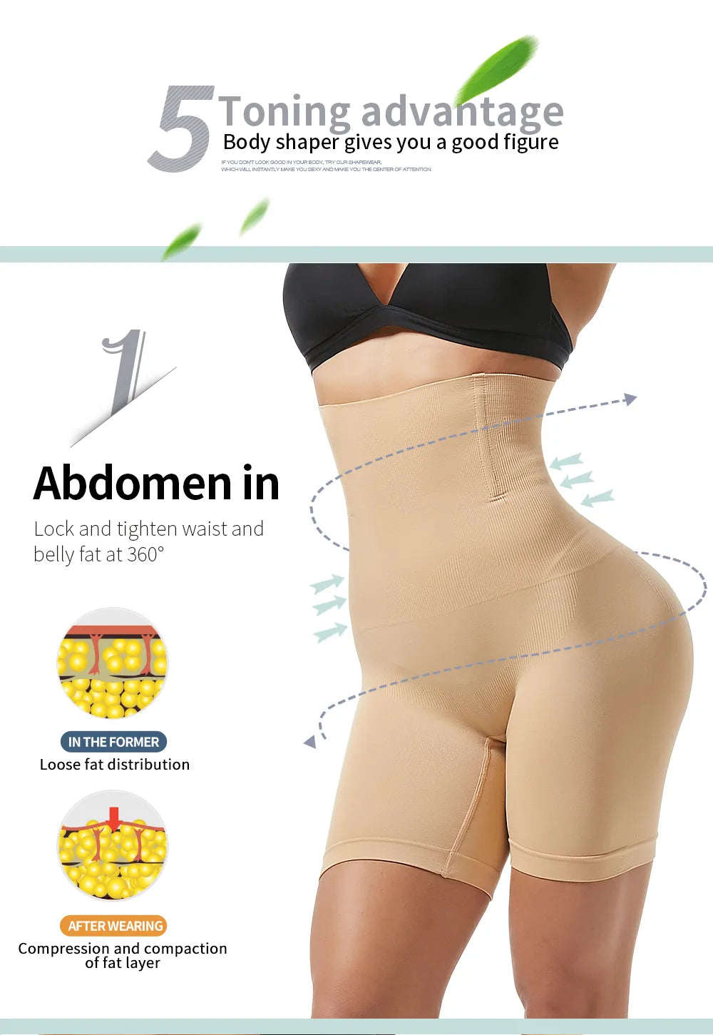 Seamless High Waist Slimming Lower Body Shaper