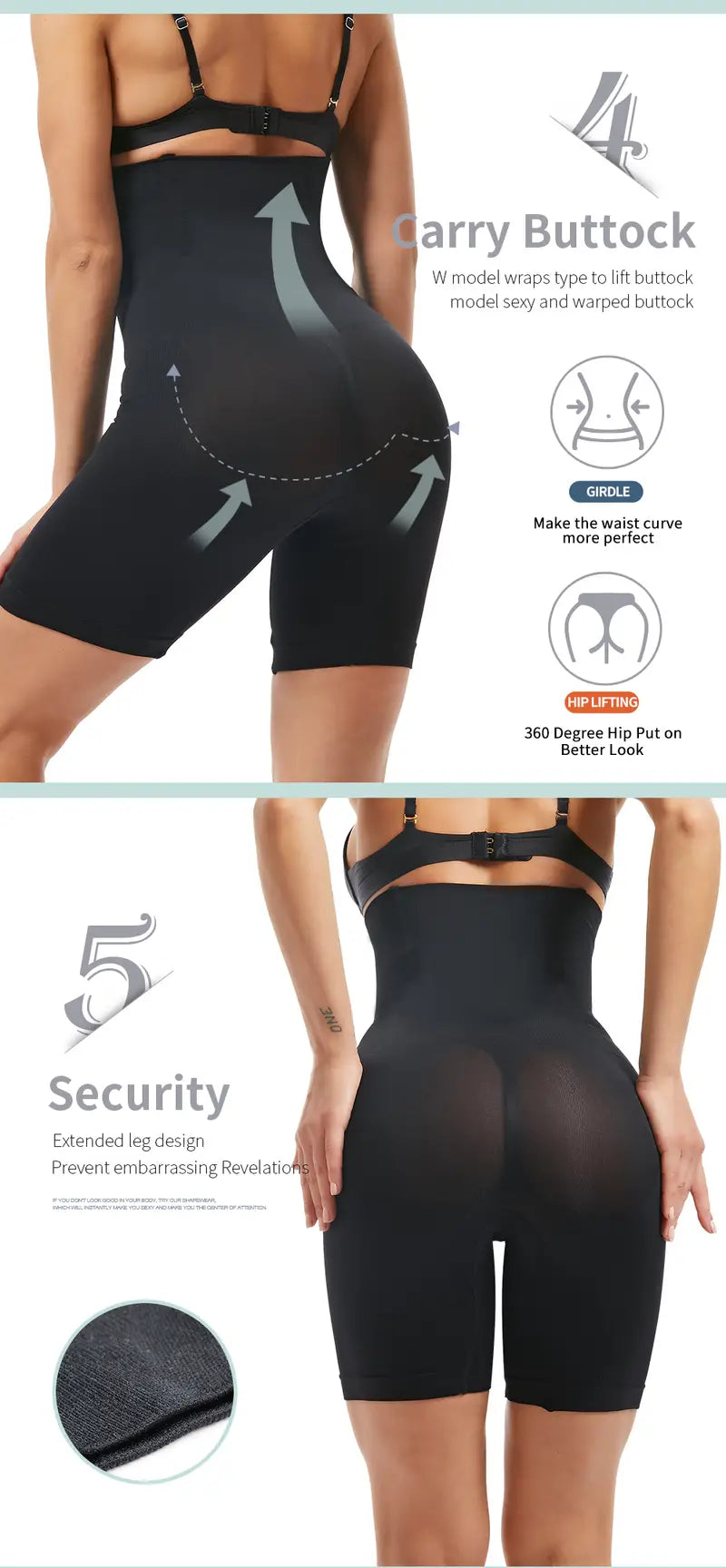 Seamless High Waist Slimming Lower Body Shaper