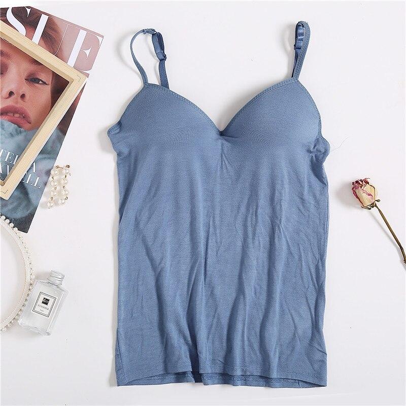 ADJUSTABLE PADDED CAMISOLE TANKTOP