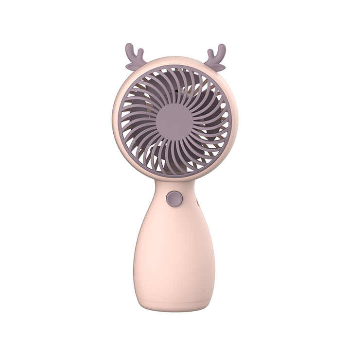 Outdoor Travel Usb Charging Fan Mini Rechargeable Handheld Cartoon Cat Head Cute Portable Summer Creative - Vs