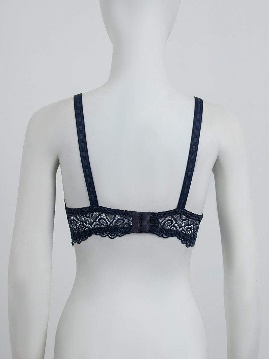 Lace Design Non-Padded Non-Wired Bra