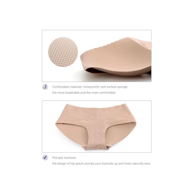 Panties With Push-up Lifter Lingerie Underwear Padded Seamless Butt Hip Enhancer Shaper Buttocks