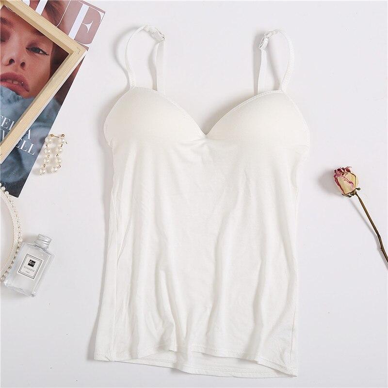 ADJUSTABLE PADDED CAMISOLE TANKTOP