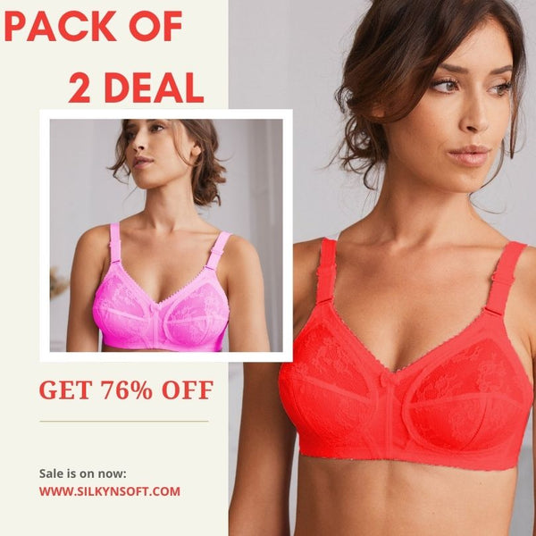 PACK OF 2 TRIUMPH DOREEN WORLD FAMOUS BRA (❣️New Colors ❣️)