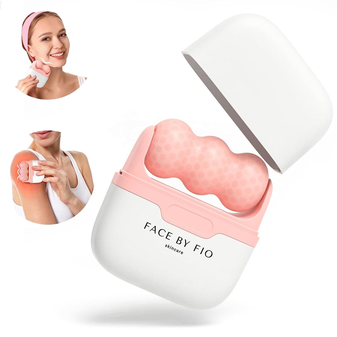 Face by Fio Ice Roller for Face &amp; Eye Puffiness Relief, Body Ice Roller, Prevents Wrinkles, Tightens pores, Migraine, Pain Relief and Minor Injury