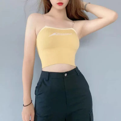 STRAPLESS CROP TOPS WITH TRANSPARENT INVISIBLE  STRIPS