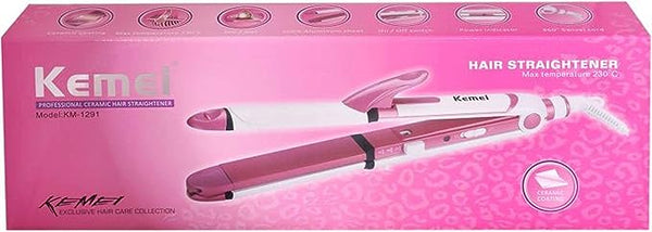 Kemei KM-1291 3 in 1 Professional Wet & Dry Hair Straightener