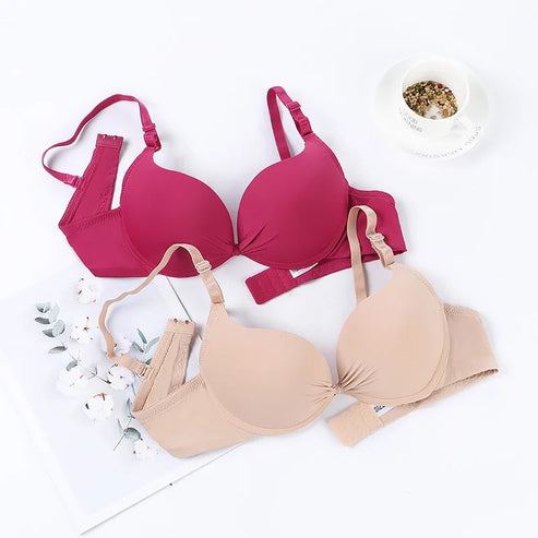 Bow padded bra