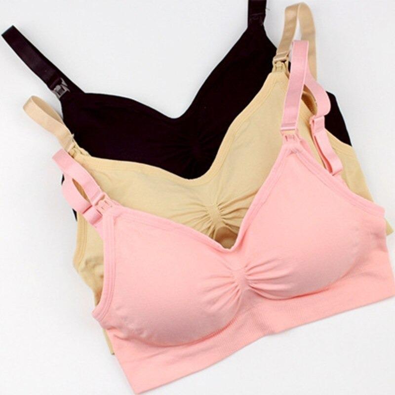 Nursing Women Maternity Bra Push Up Breastfeeding Bralette Wire Free