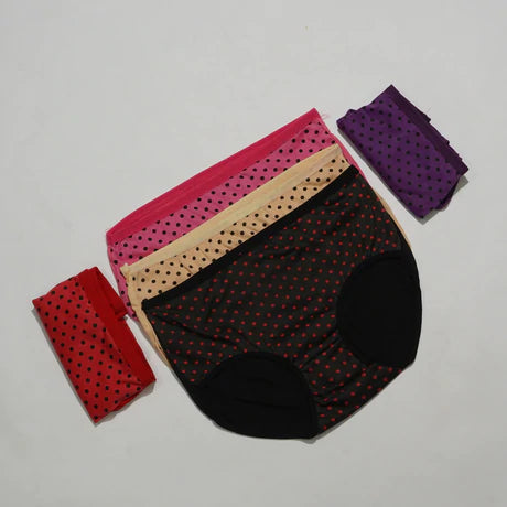 Doted And Seamless cotton  Panties ack of 3