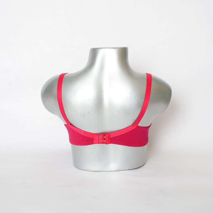 Embroidery light padded bra