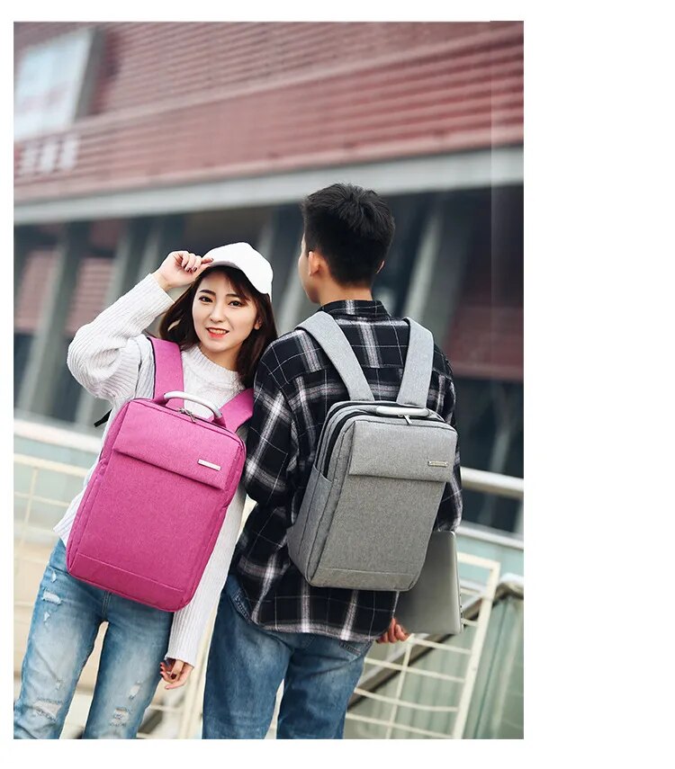 15.6 15 14 Inch Laptop Backpack Women Men Backpacks Waterproof Business Notebook Rucksack Pack Travel School Unisex Bagpack