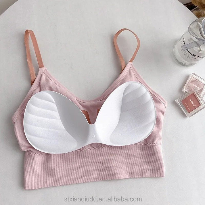 Luxuriously Soft Padded & Wireless Sports Bra