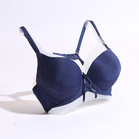 COMFORTABLE EMBROIDERED PUSH-UP PADDED BRA