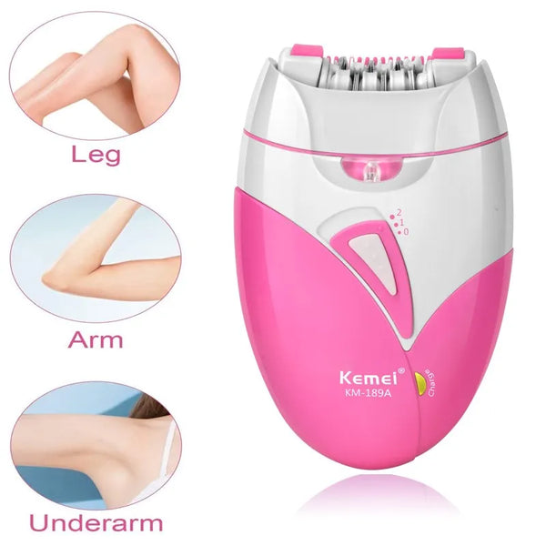 Kemei KM-189A Women hair removal Epilator Shaver Rechargeable - km 189a epilator