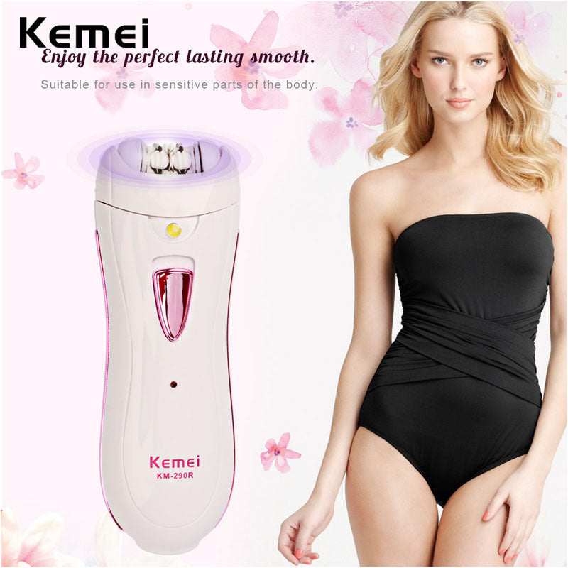 GENUINE 290R Women Epilator Shaver Lady Hair Remover Mini Rechargeable Professional Electric