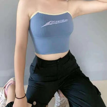 STRAPLESS CROP TOPS WITH TRANSPARENT INVISIBLE  STRIPS