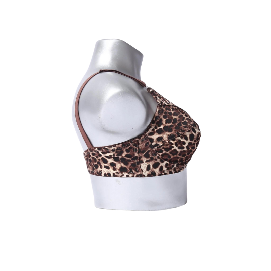 GALAXY NON PADDED & NON WIRED BRA ( CHEETA PRINT )