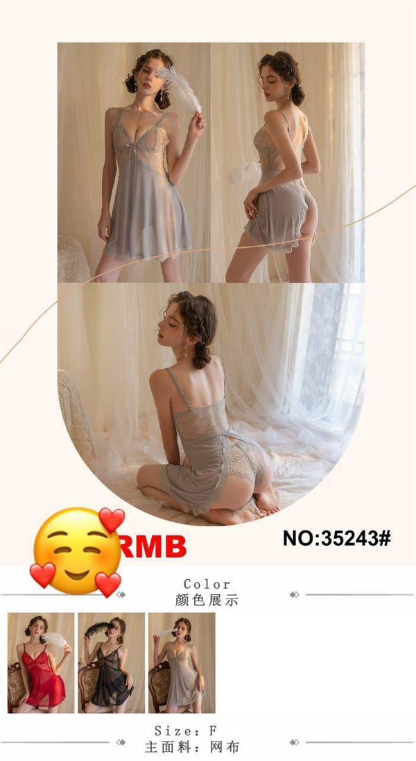 Comfortable  night wear babydoll NIGHTY -35243