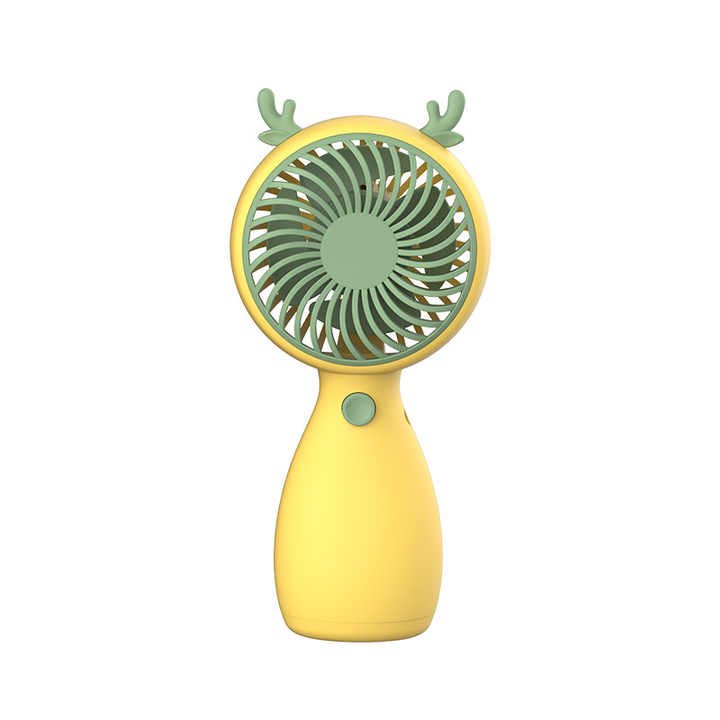 Outdoor Travel Usb Charging Fan Mini Rechargeable Handheld Cartoon Cat Head Cute Portable Summer Creative - Vs