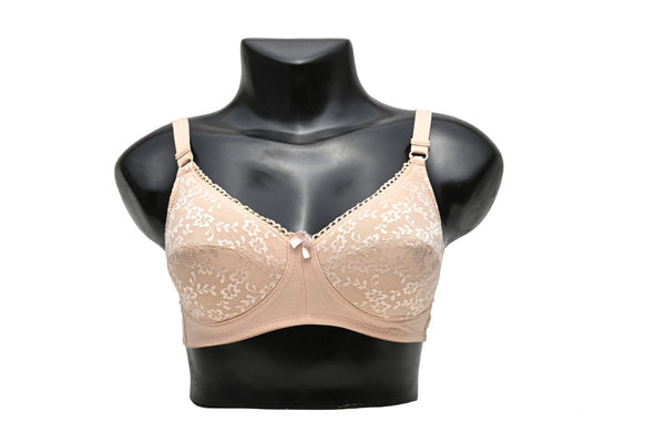 Light pad lace bra