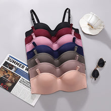 Half cup soft pushup bra