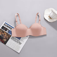 Half cup soft pushup bra