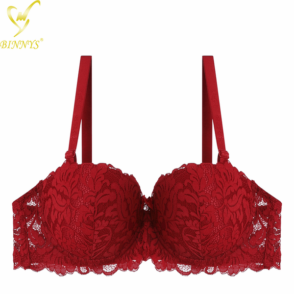 Lace Embrace Double Padded Push Bra