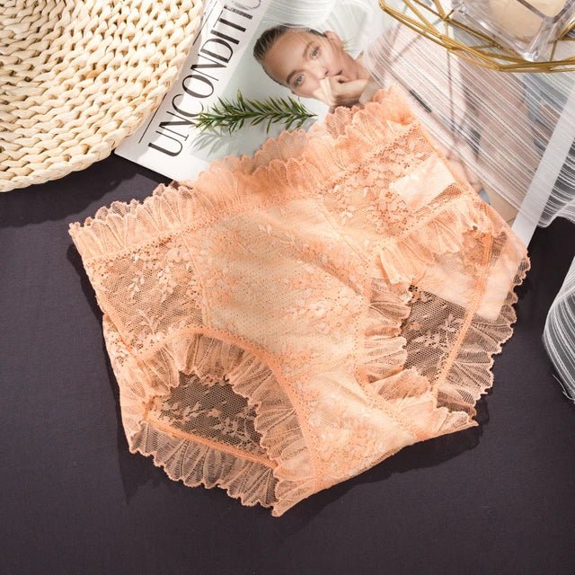 Lace net panties pack of 2