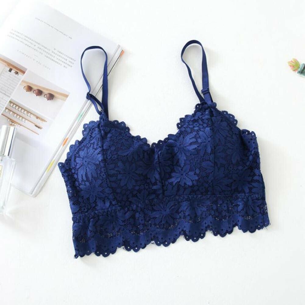 Lace Crop Top Bra Floral Vest Bralet Camisole Women Tank