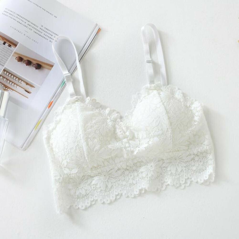 Lace Crop Top Bra Floral Vest Bralet Camisole Women Tank