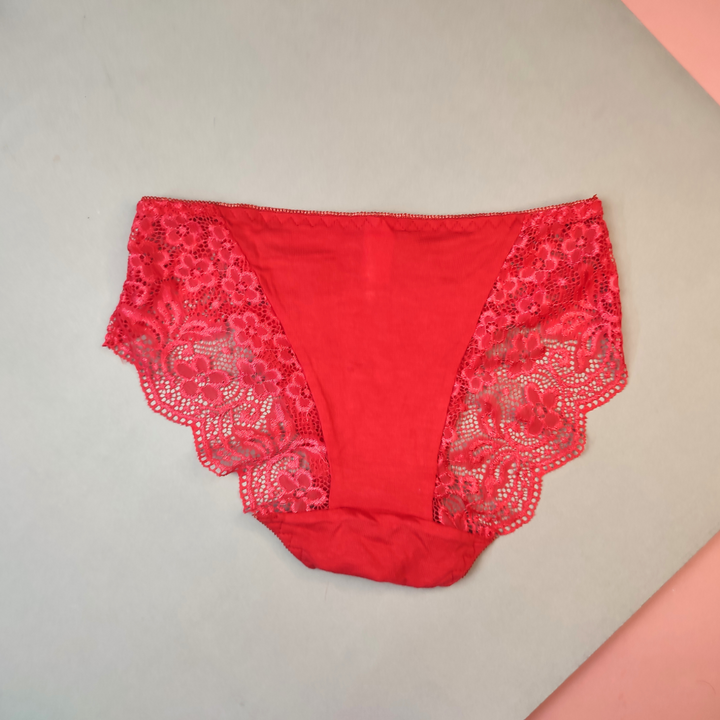 Half net bra panty set