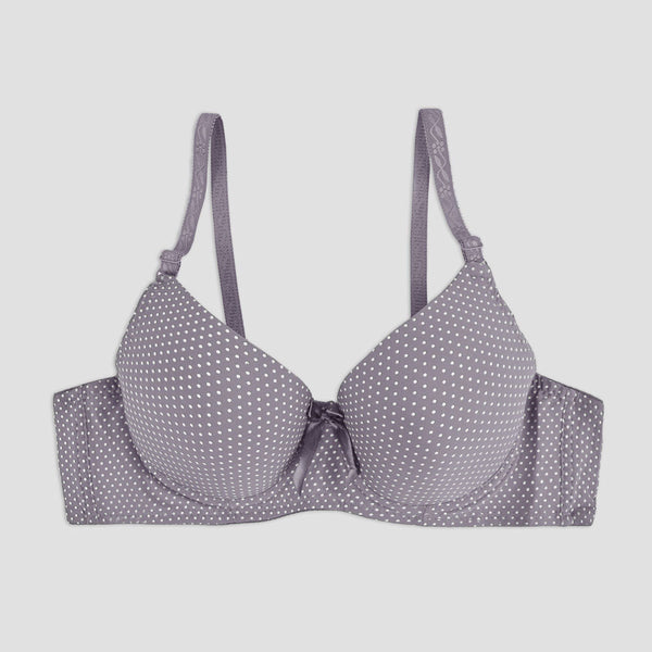 Dotid single padded full coverage bra