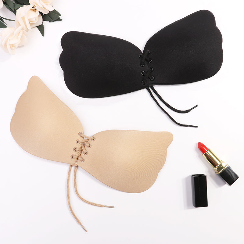 Adhesive Bra/Silicone Bra/Sticky Bra Backless Strapless Bra, Self-Adhesive