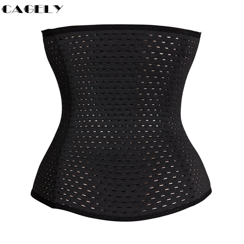 Women's Waist Trainer Cincher Body Shaper Underbust Steel Boned Corset