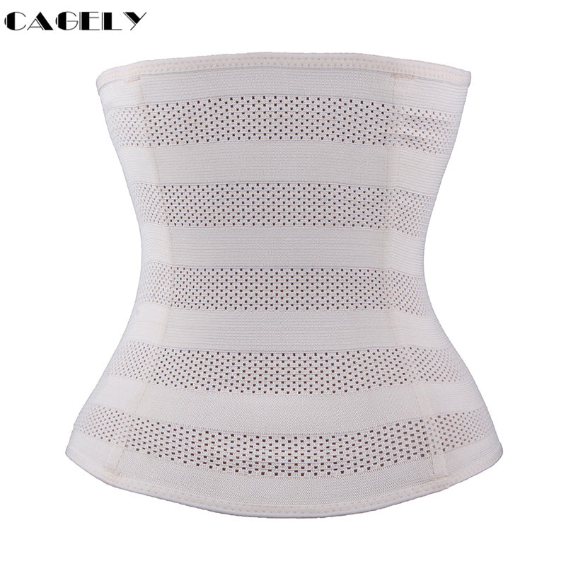 Women's Waist Trainer Cincher Body Shaper Underbust Steel Boned Corset