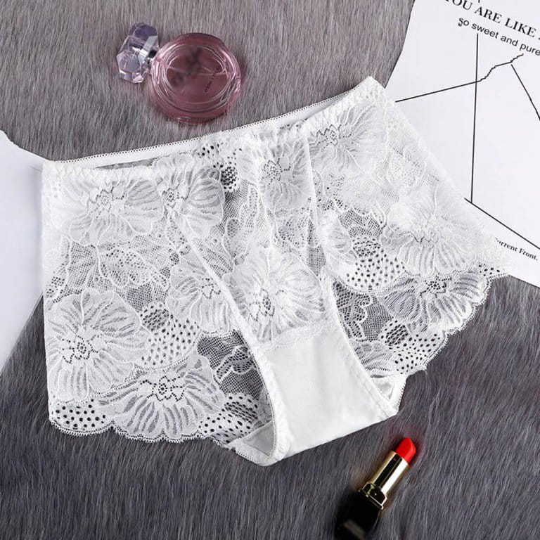 Pack of 3 lace net panties