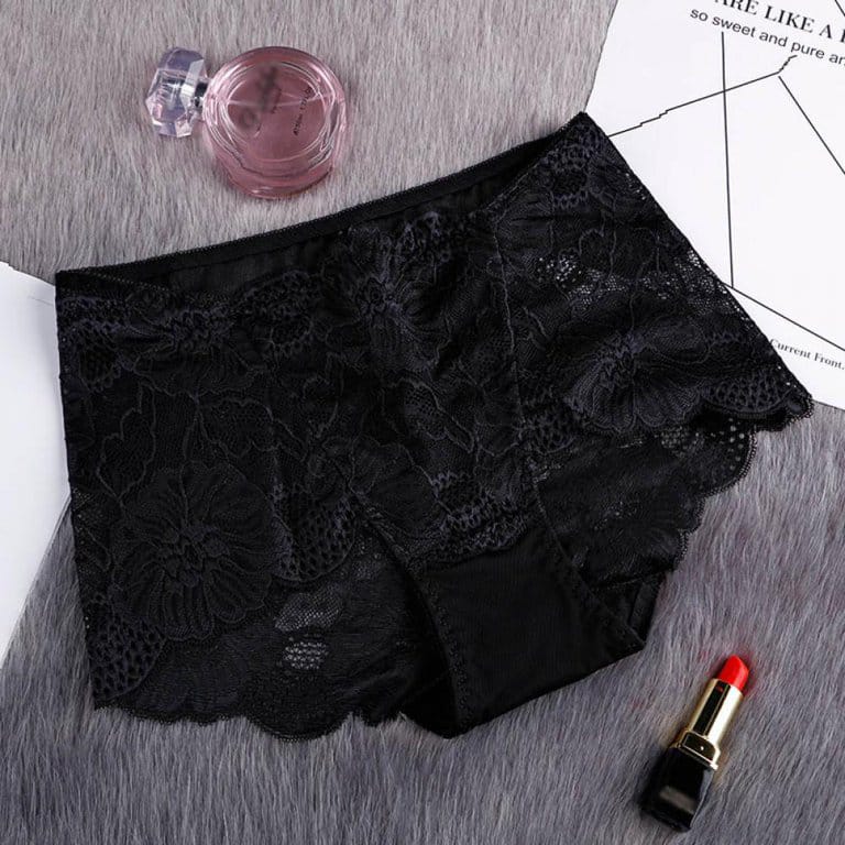 Pack of 3 lace net panties