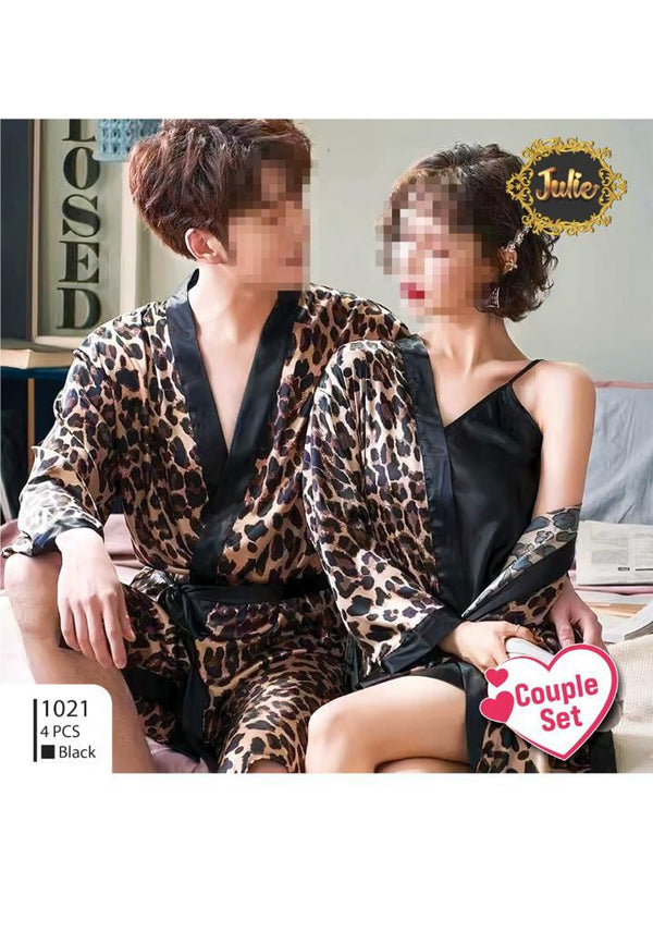 Cheetah prin couple nighty