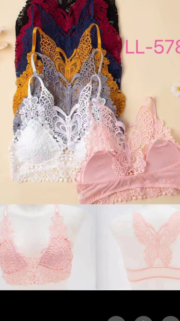 Butterfly top bra