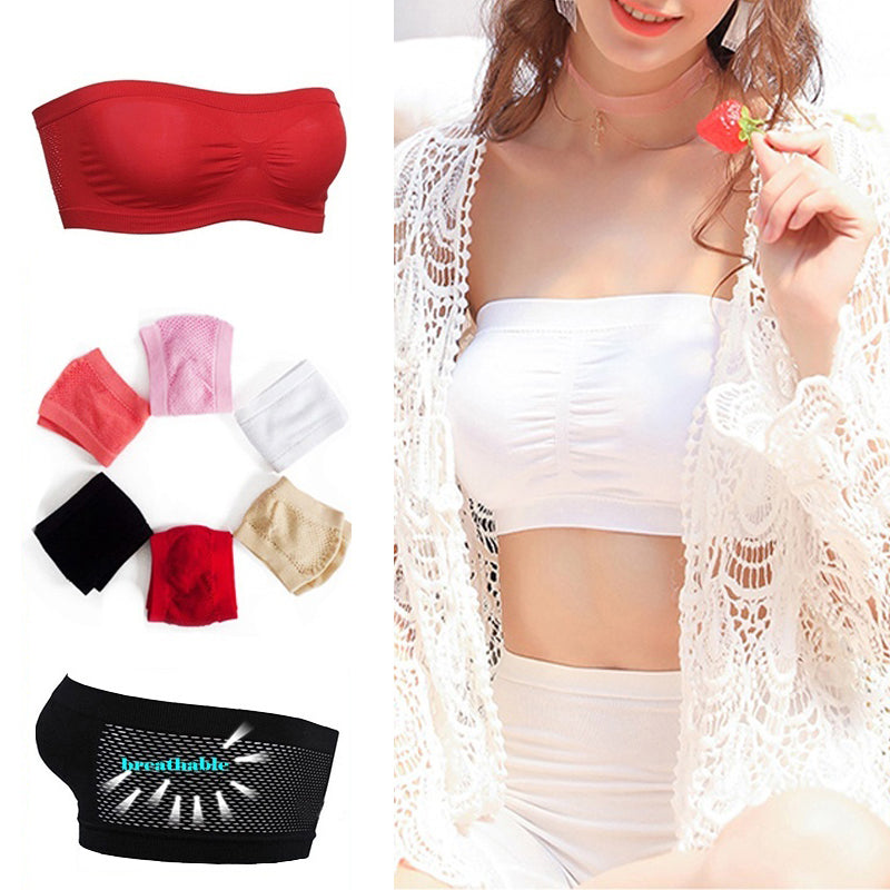 PACK OF 3 Girls seamless bra strapless wireless sports bra teenager undershirt wireless