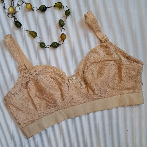 wide belt cotton full coverage bra