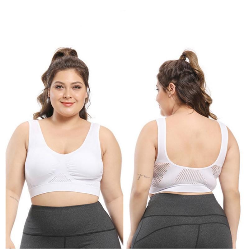 Pack Of  3 Plus Size Air Bra Comfortable Breathable Extra-Elastic