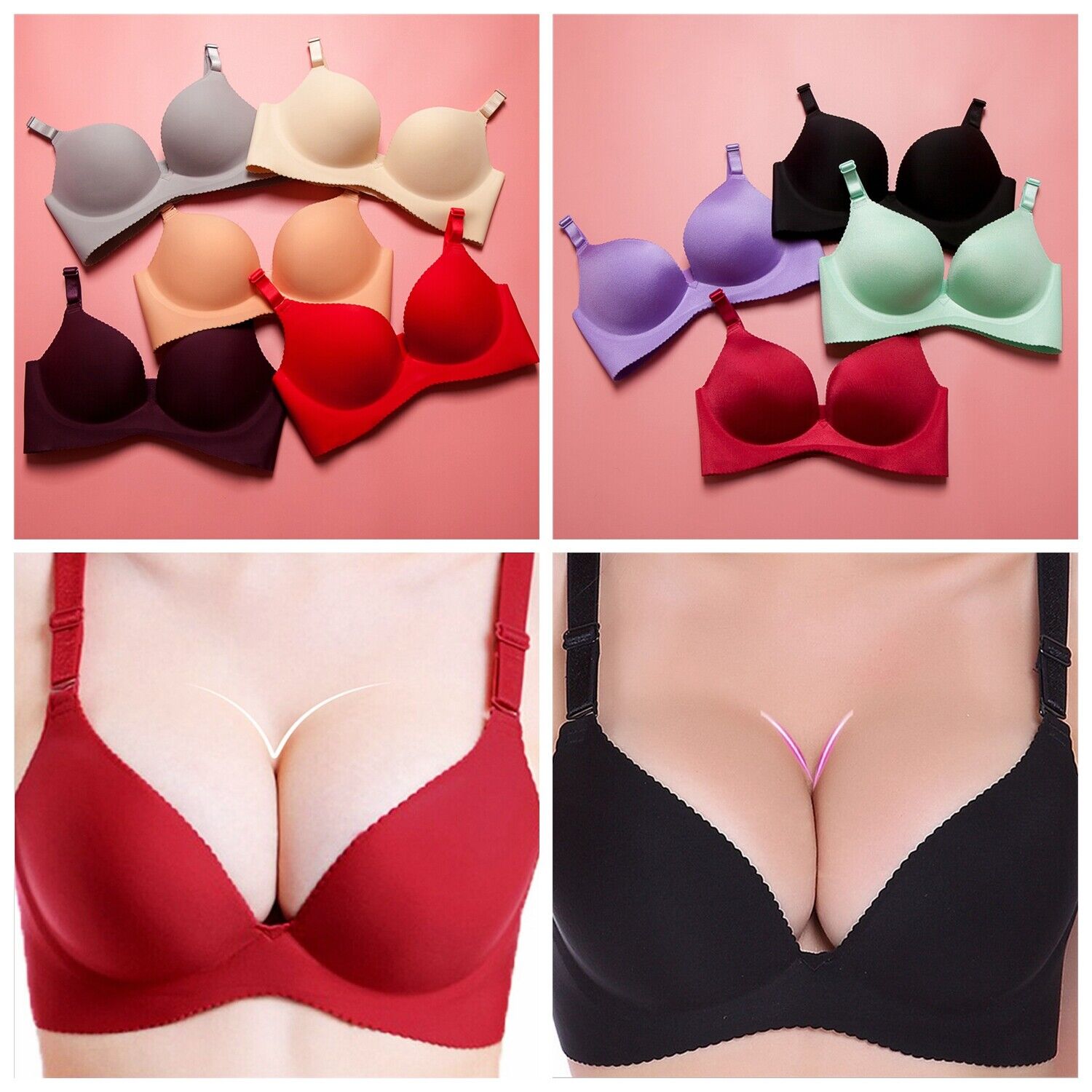 Super Boost Push Up Padded Wire Free Bra